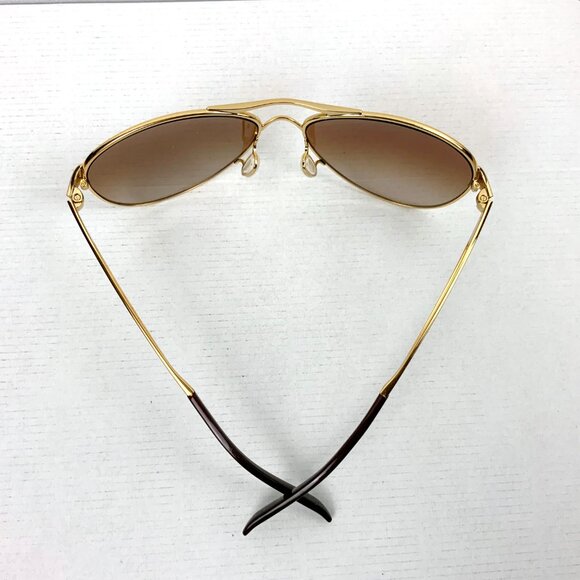 Oakley Caveat Women's Sunglasses Polished Gold Brown Gradient - Picture 7 of 16